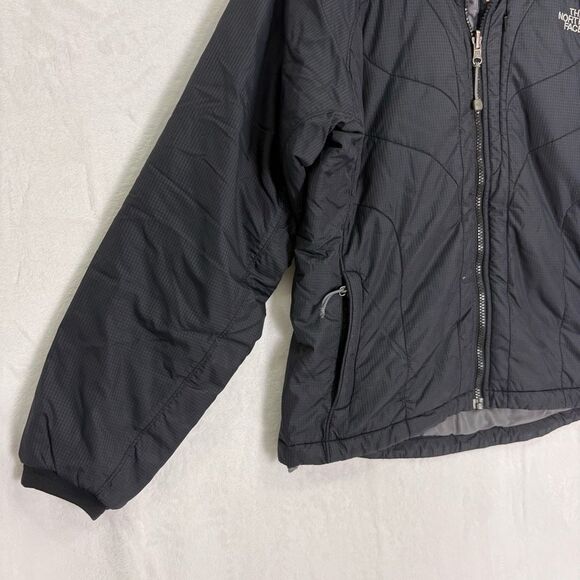 The North Face Black Primaloft Insulated Nylon Jacket Women's Size Small - Picture 4 of 13